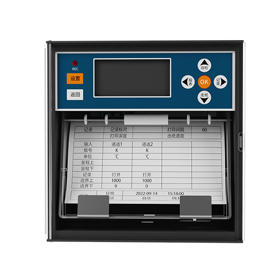 33474蒙特卡罗R1200 1-12路 液晶智能 打印有纸记录仪 电流/电压/温度/压力