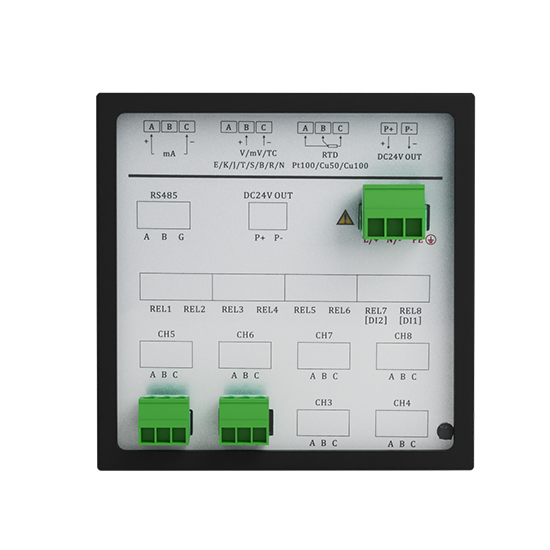 33474蒙特卡罗R1200 1-12路 液晶智能 打印有纸记录仪 电流/电压/温度/压力